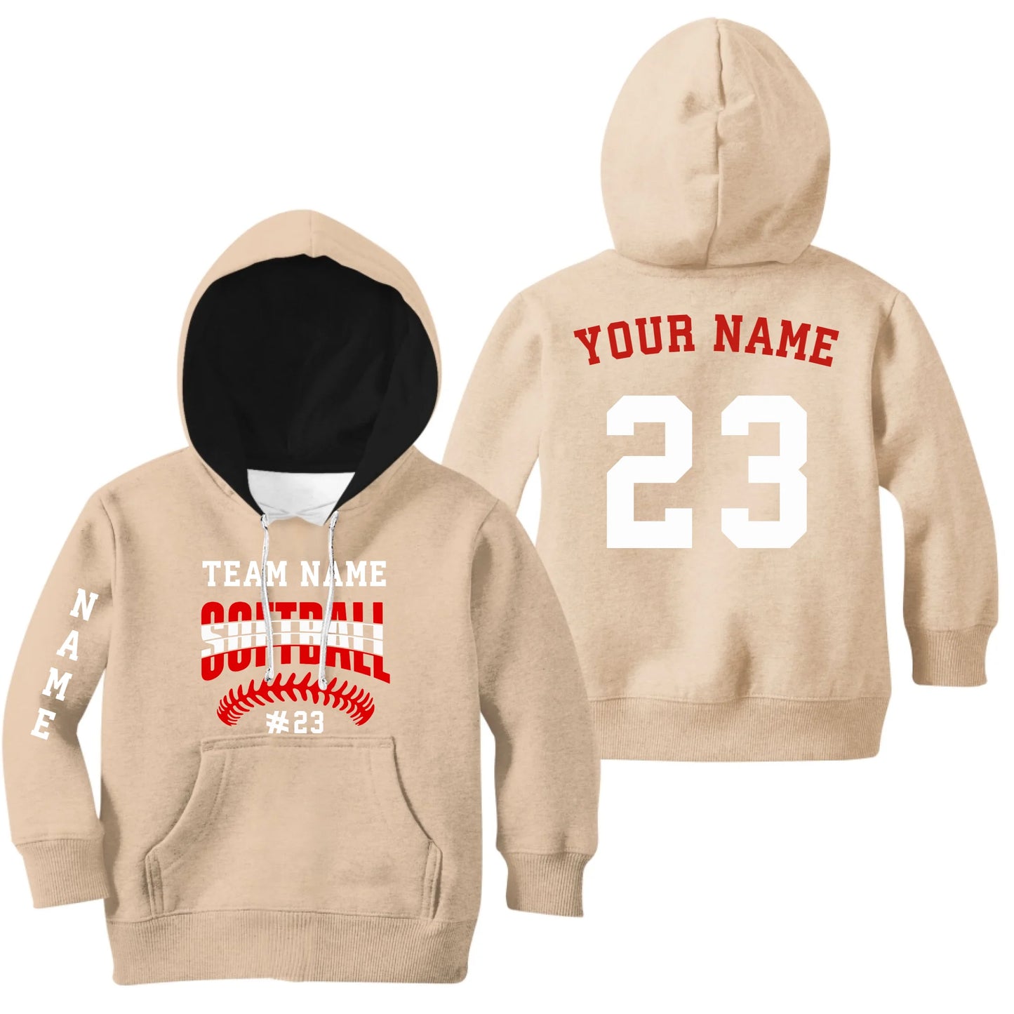 Kids Hoodie Sand