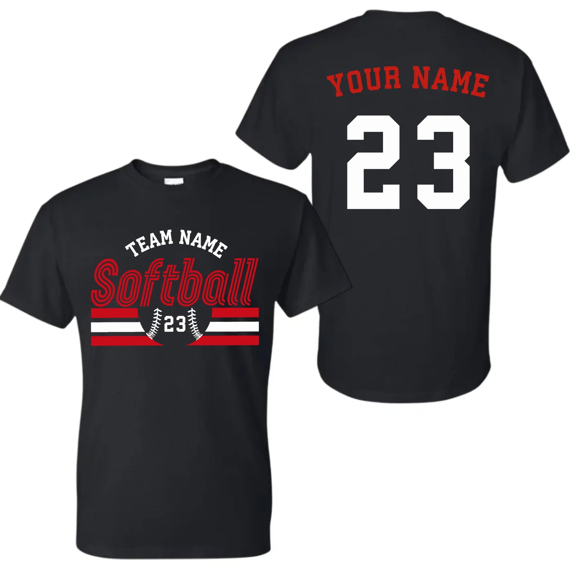 black t-shirt mk