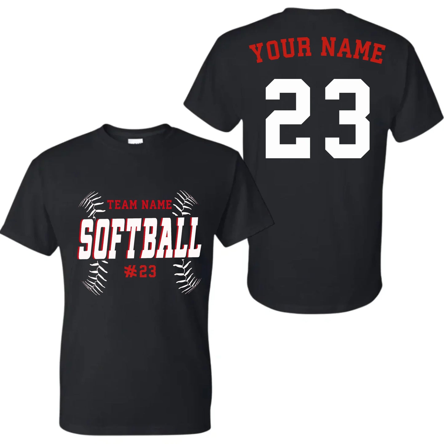 black t-shirt mk