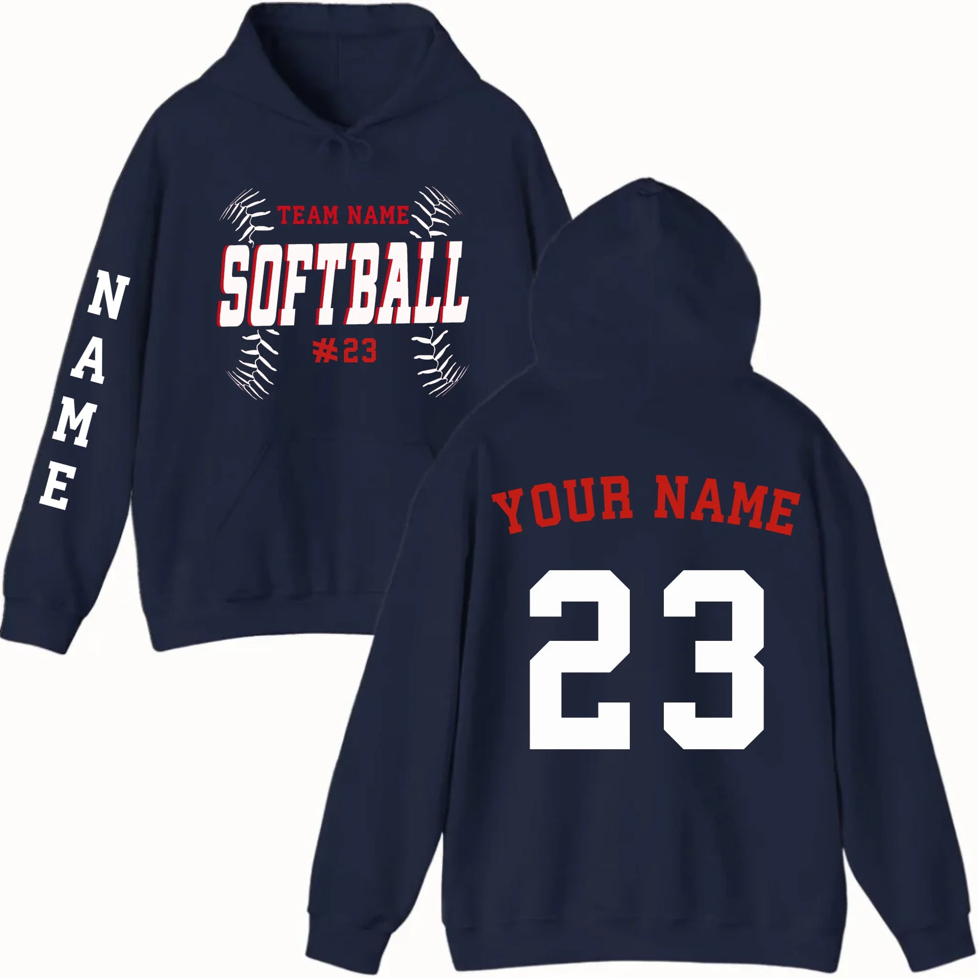 New Hoodie-navy