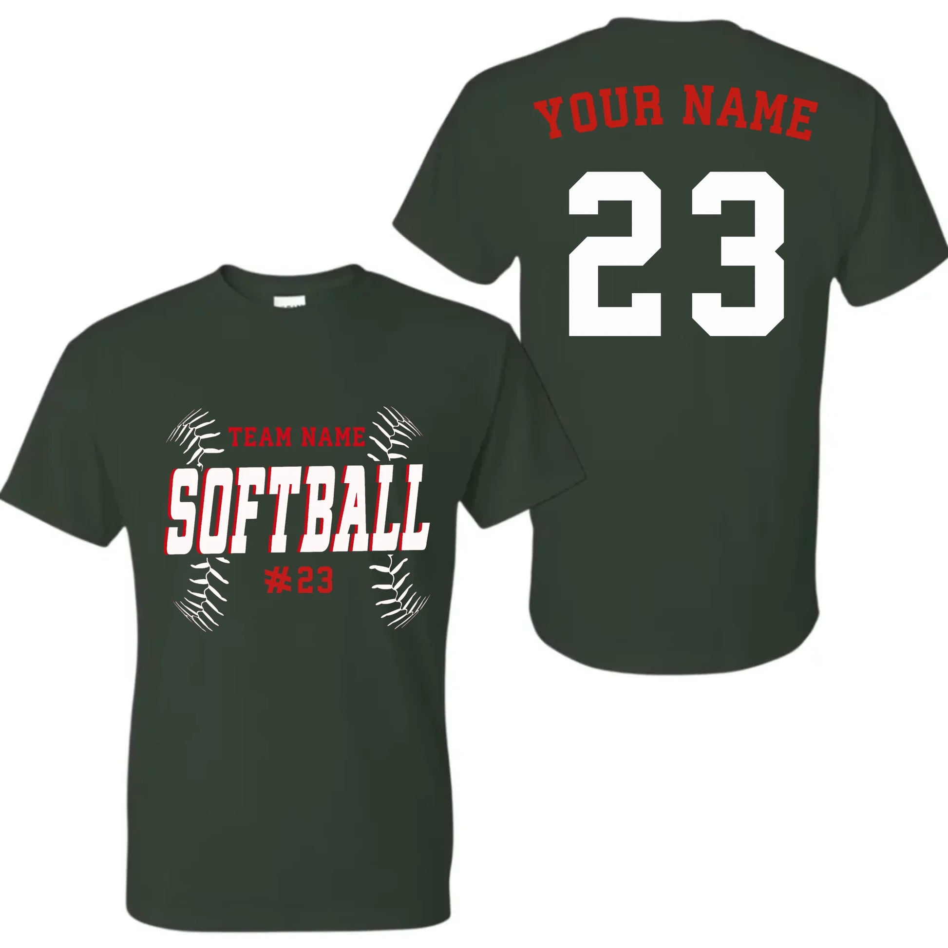 forest green t-shirt mk