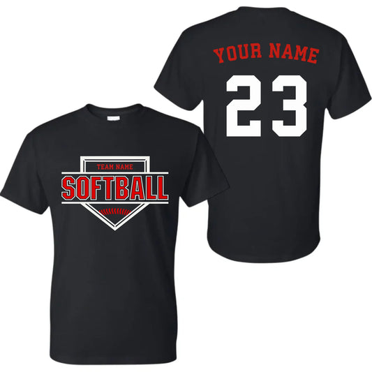 black t-shirt mk