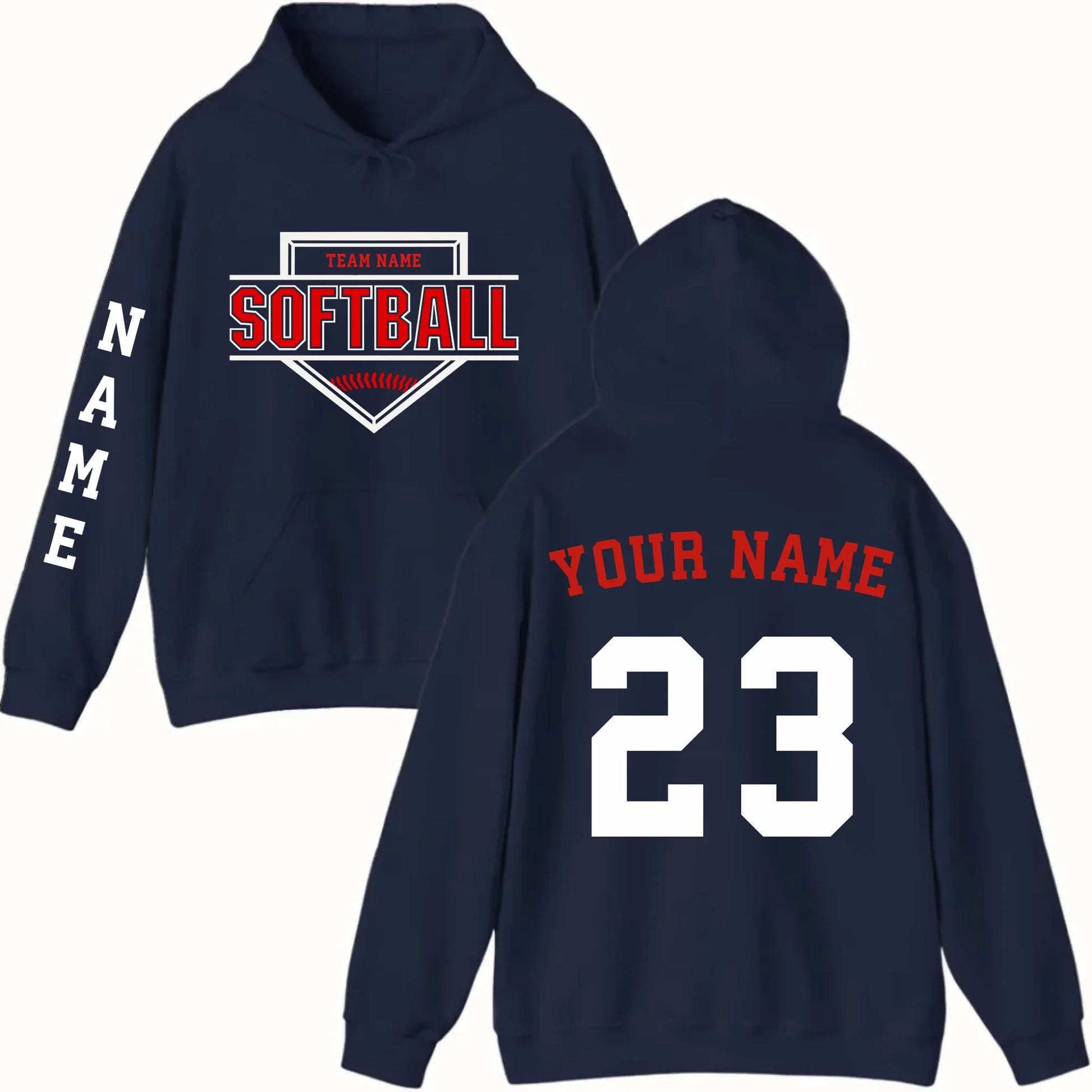 New Hoodie-navy