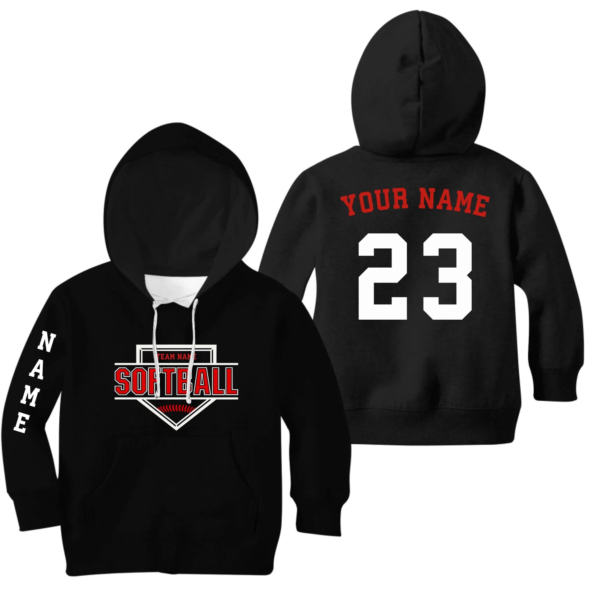 Kids Black Hoodie