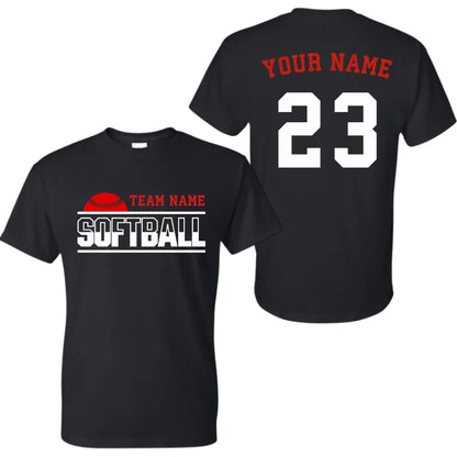 black t-shirt mk