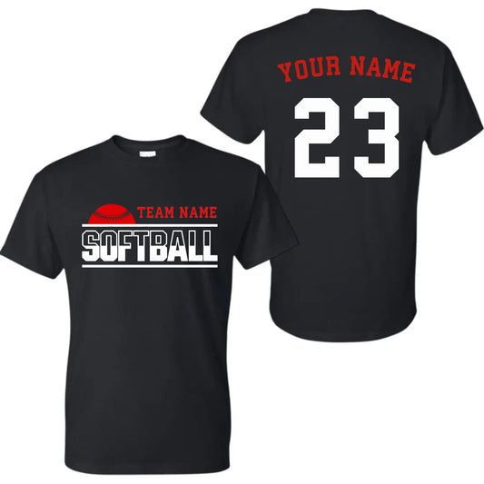 black t-shirt mk