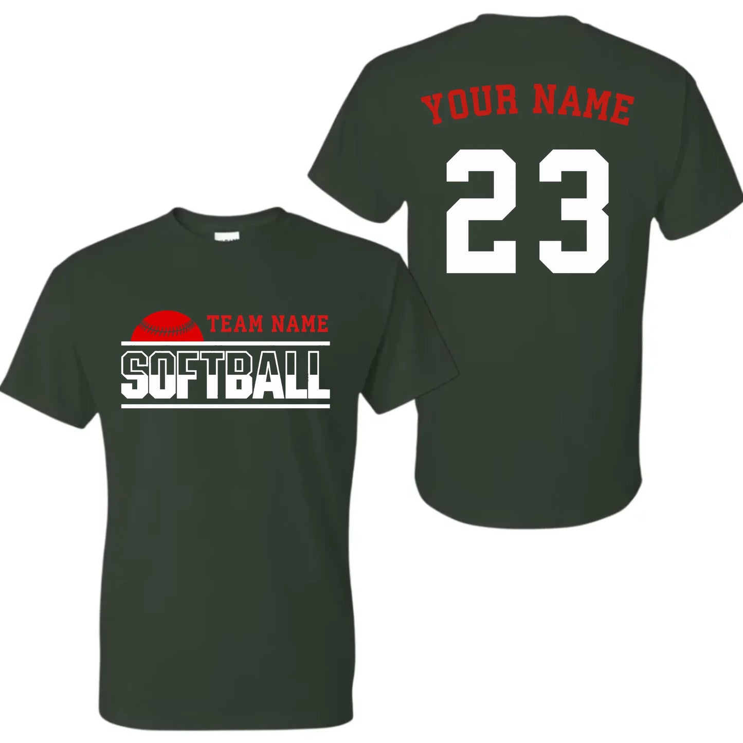 forest green t-shirt mk