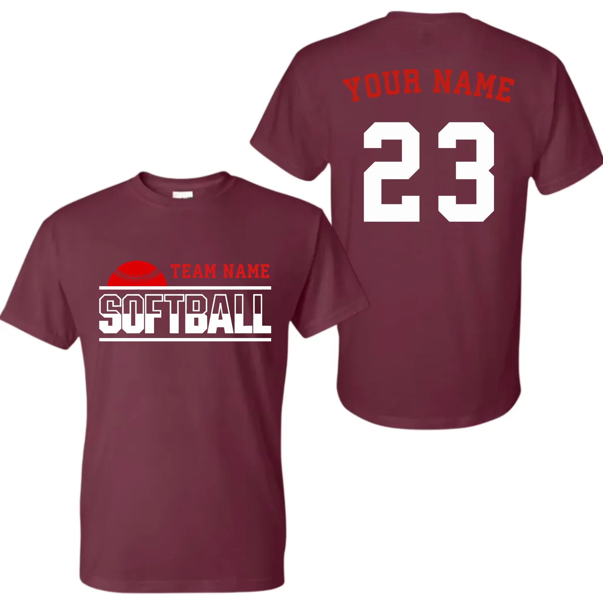 Maroon-mk-t-shirt