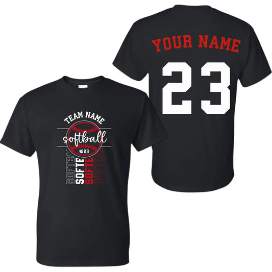 black t-shirt mk