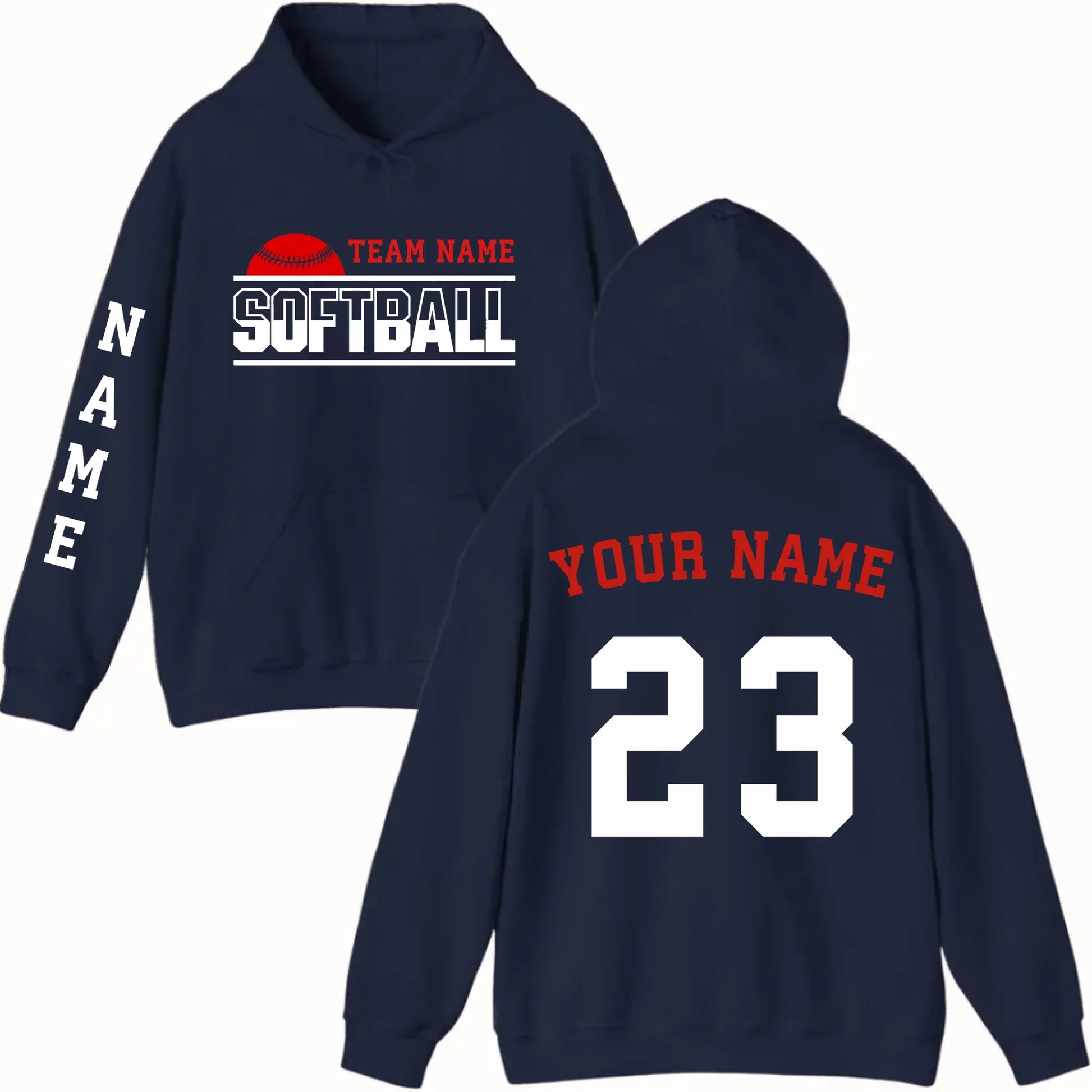 New Hoodie-navy