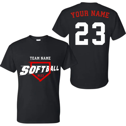 black t-shirt mk