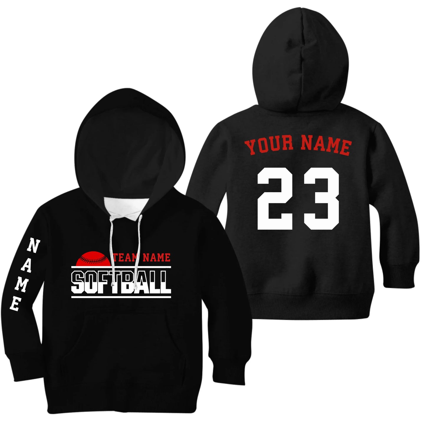 Kids Black Hoodie
