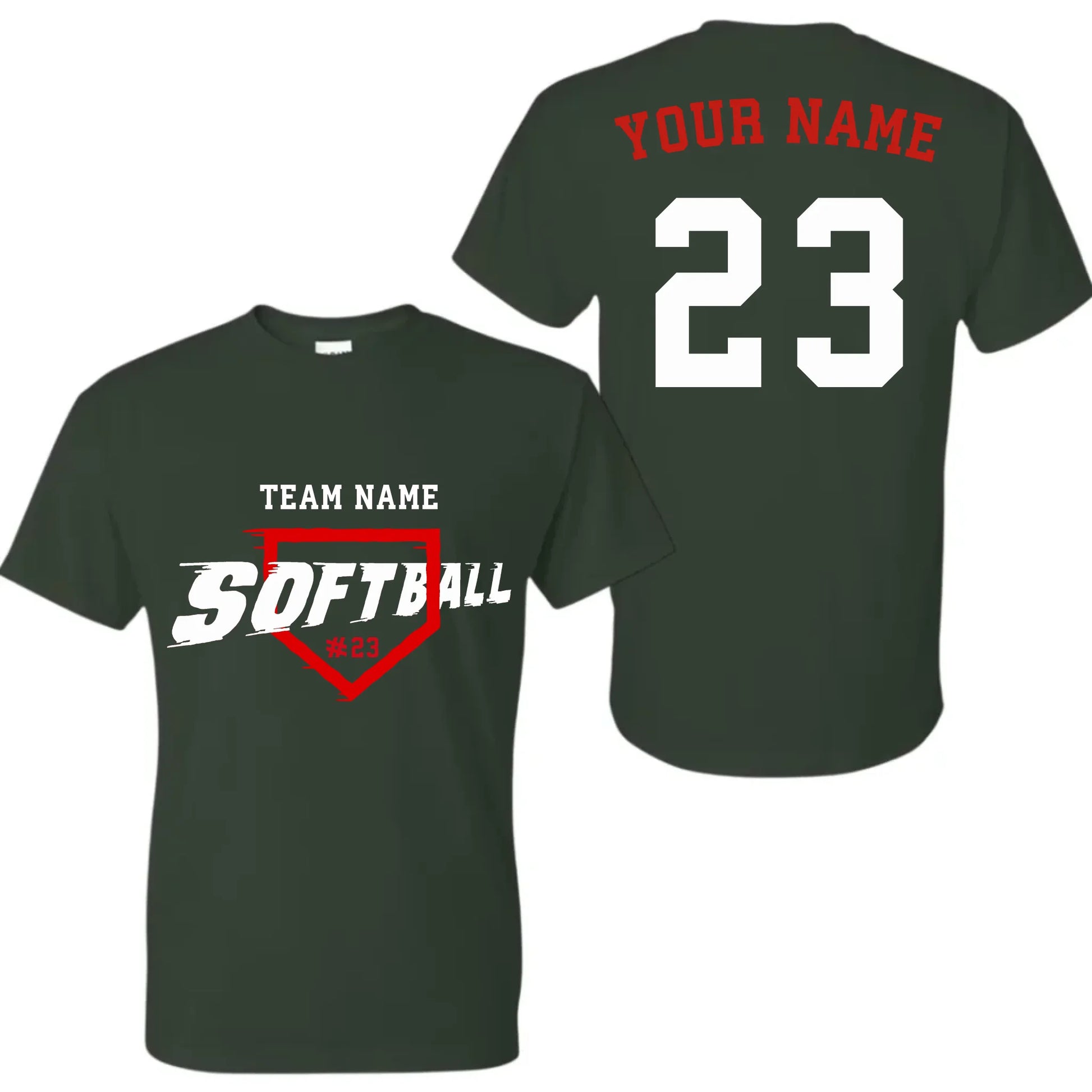 forest green t-shirt mk