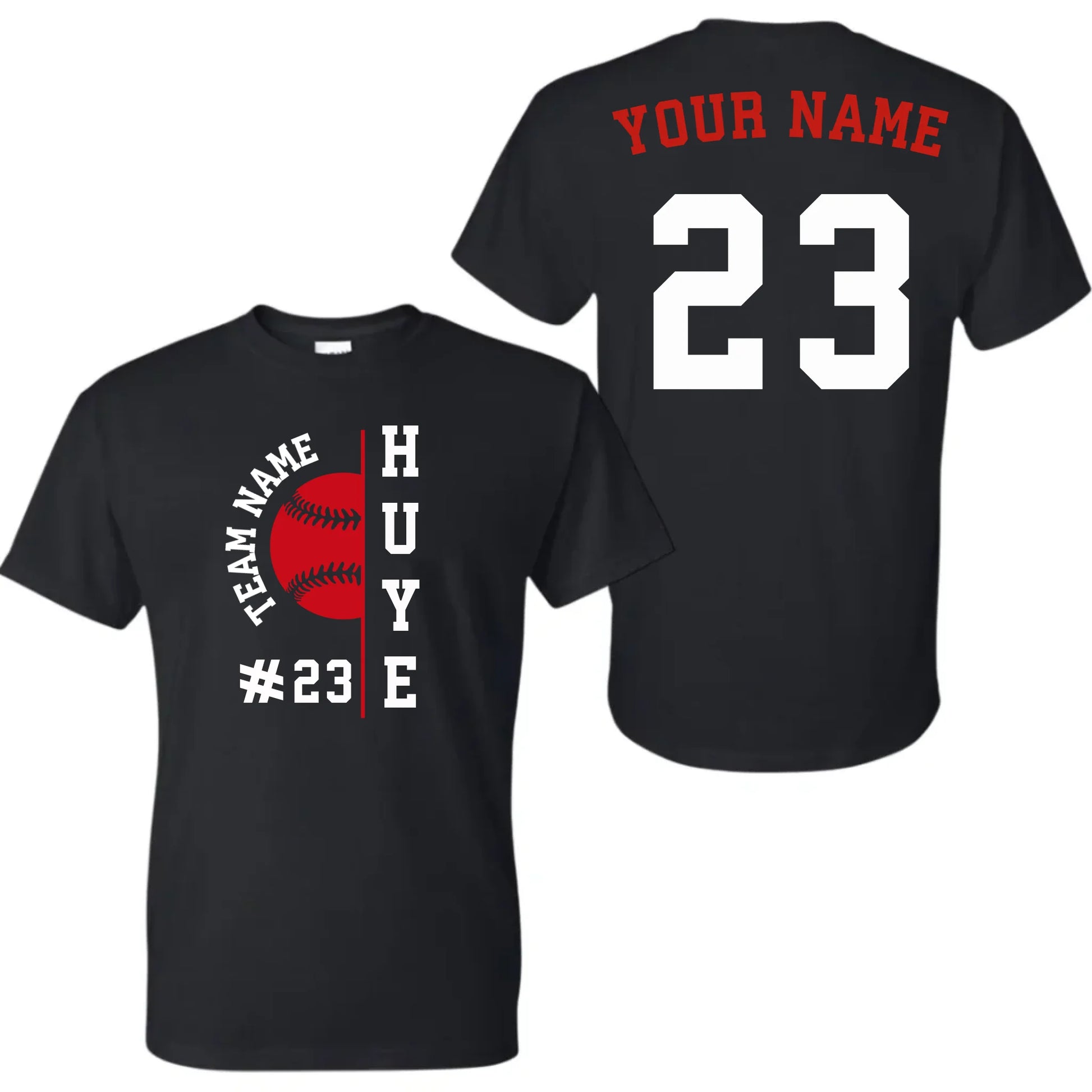 black t-shirt mk