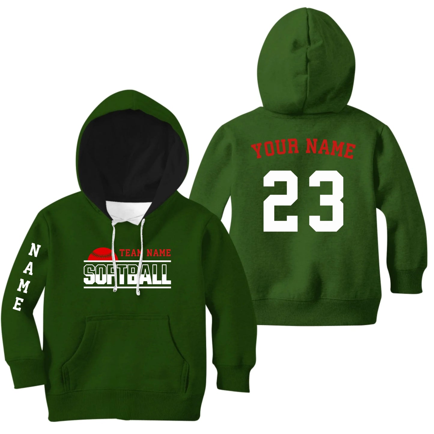 Green Kids-Hoodie