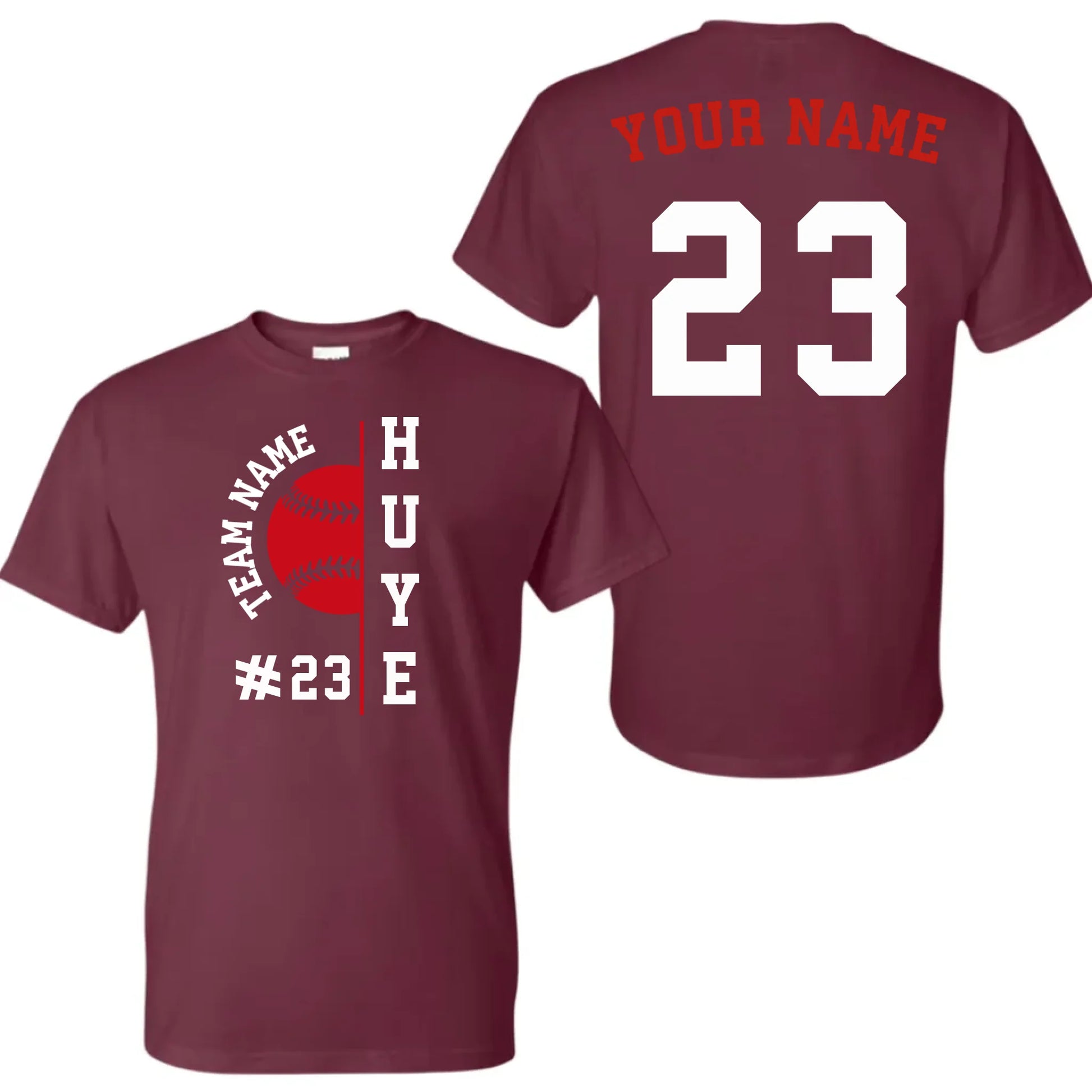 Maroon-mk-t-shirt