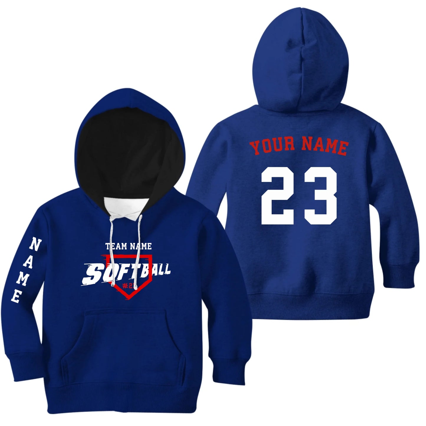 Kids Hoodie-Navy