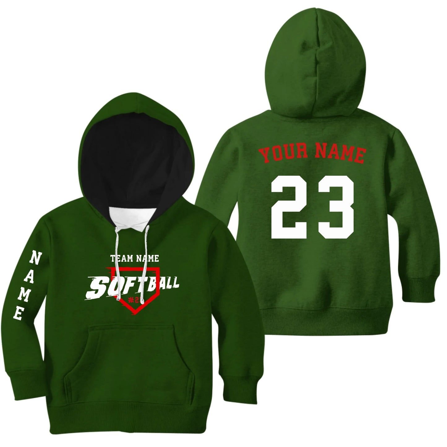 Green Kids-Hoodie
