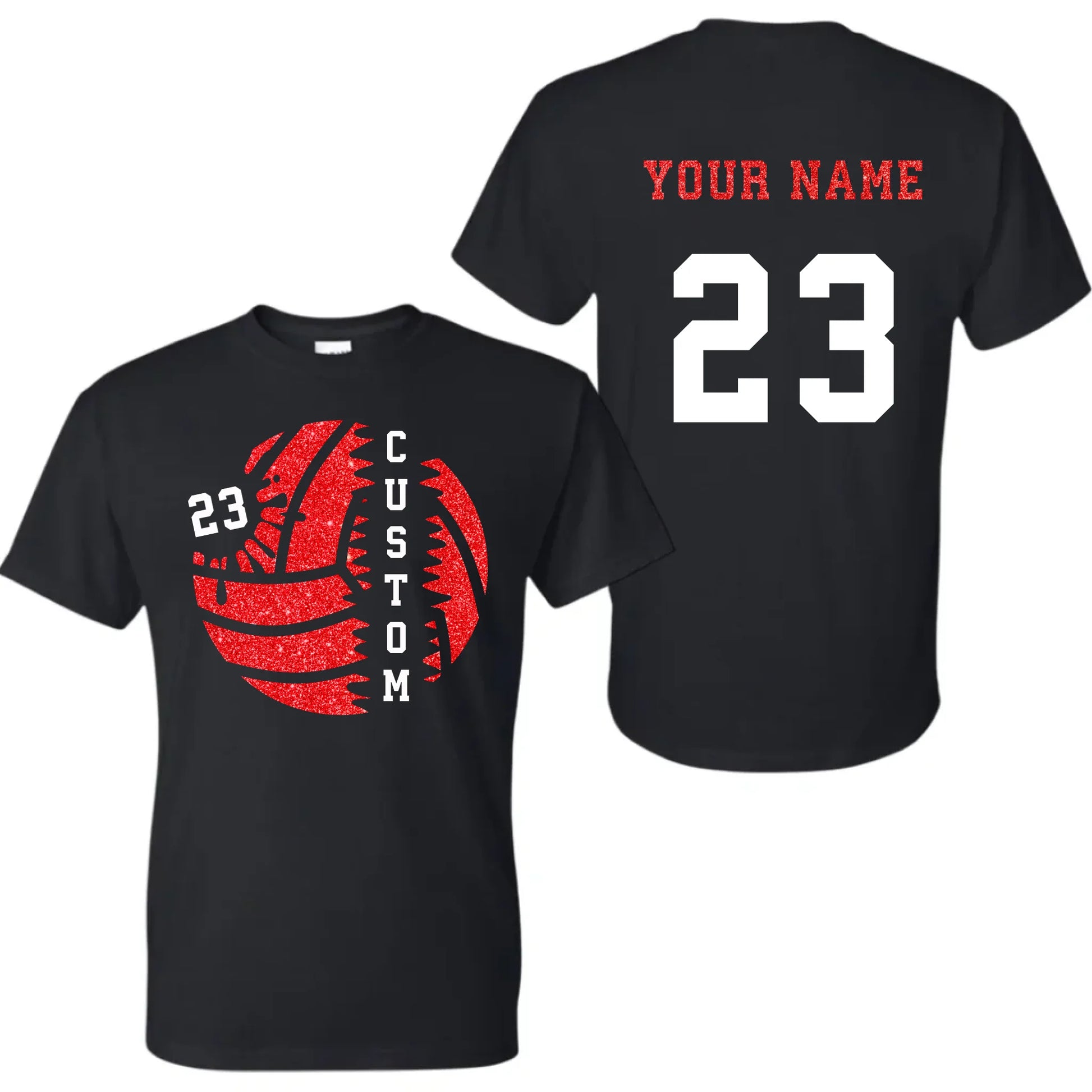 black t-shirt mk
