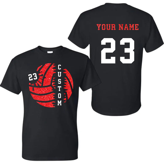 black t-shirt mk
