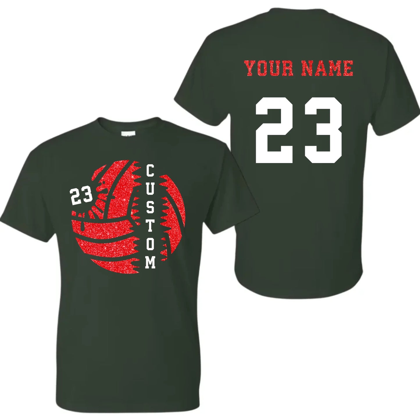 forest green t-shirt mk