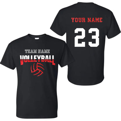 black t-shirt mk