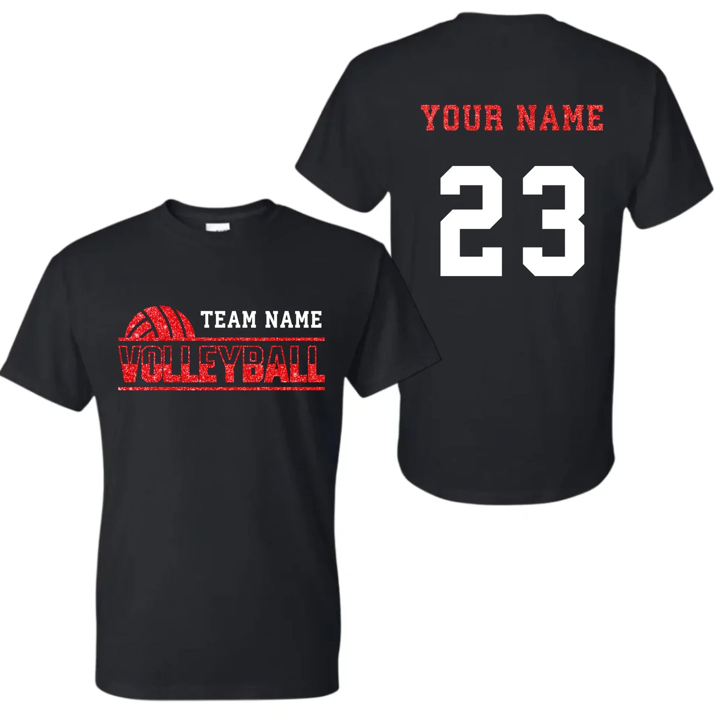 black t-shirt mk