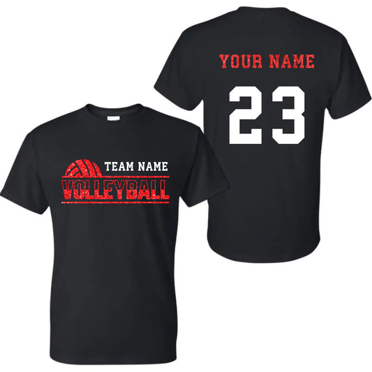 black t-shirt mk