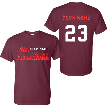 Maroon-mk-t-shirt