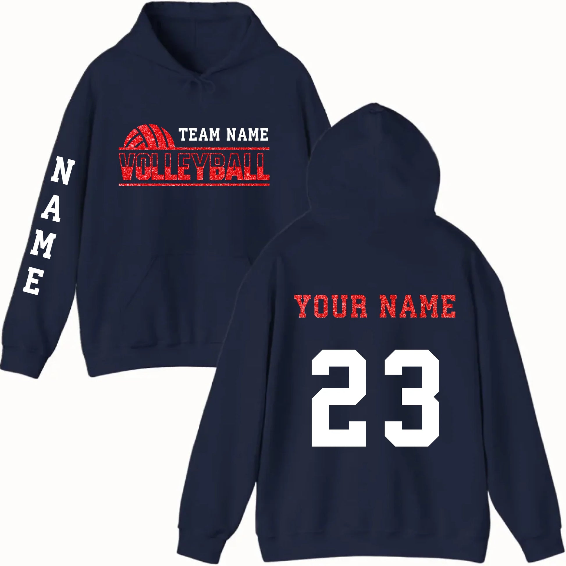 New Hoodie-navy