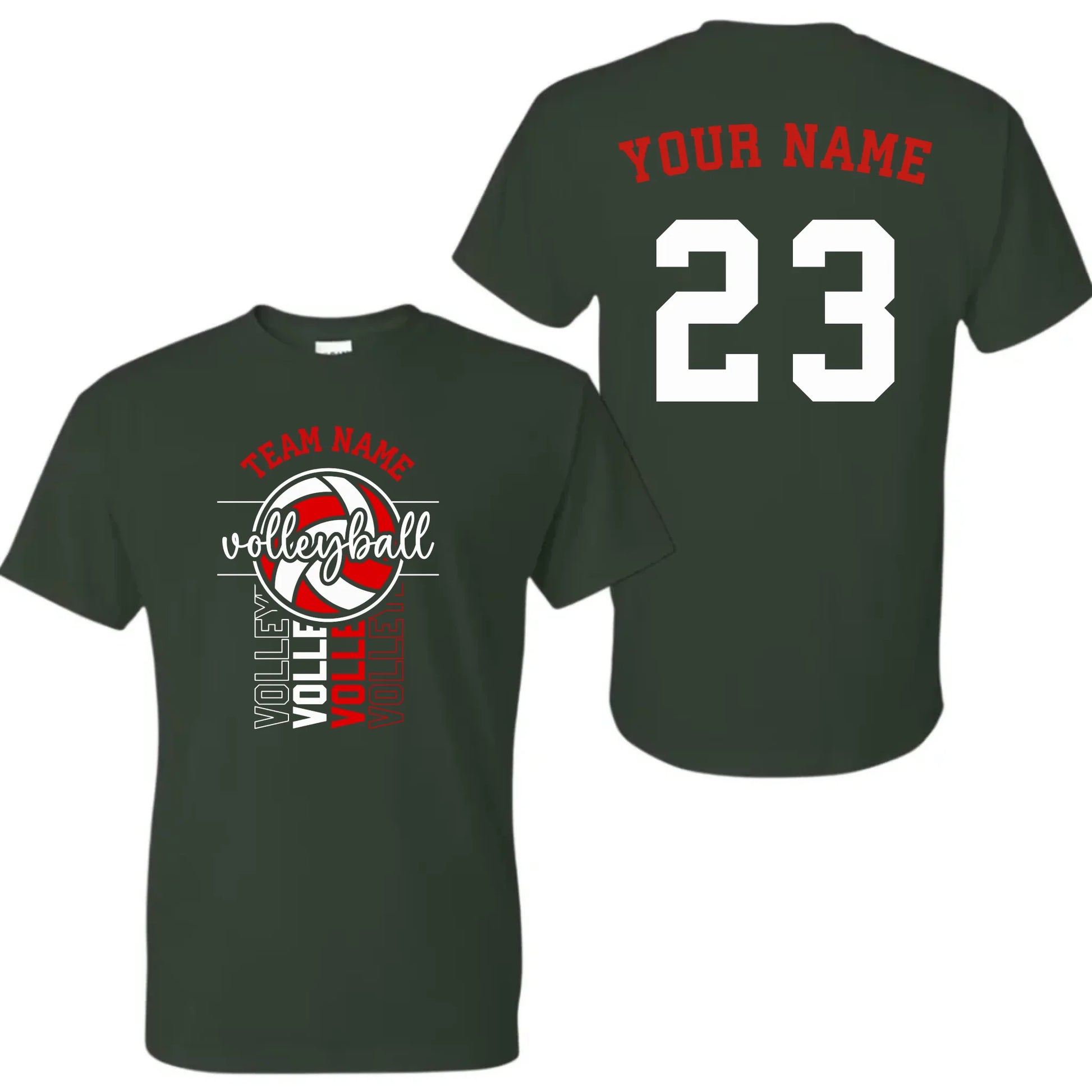 forest green t-shirt mk