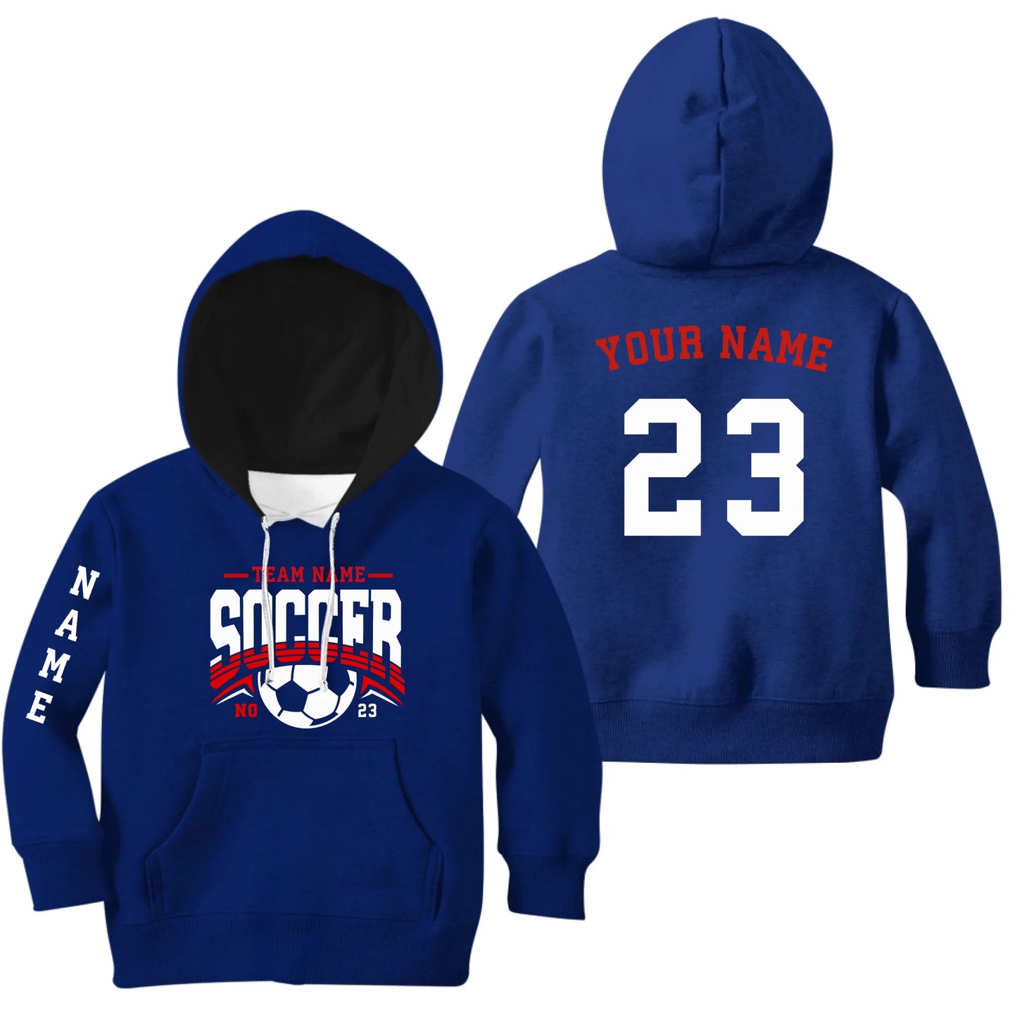 Kids Hoodie-Navy