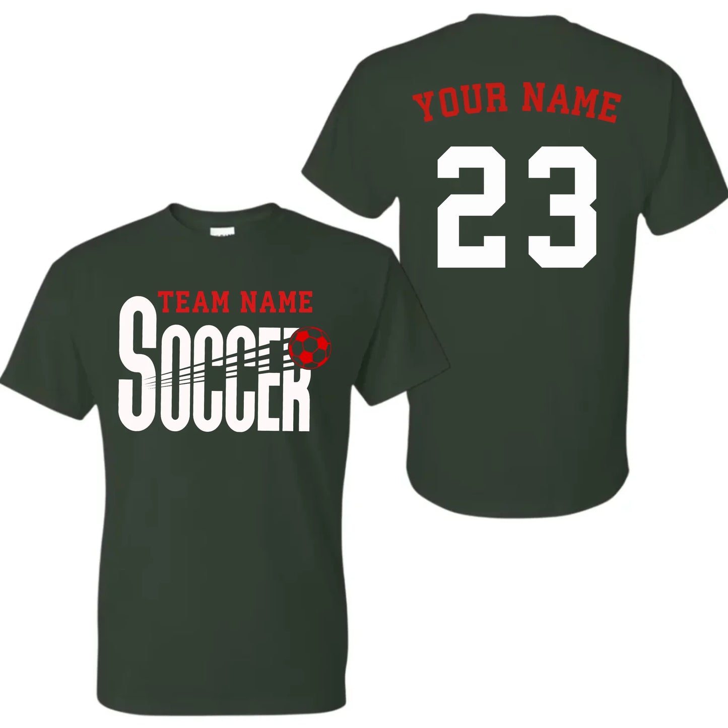 forest green t-shirt mk
