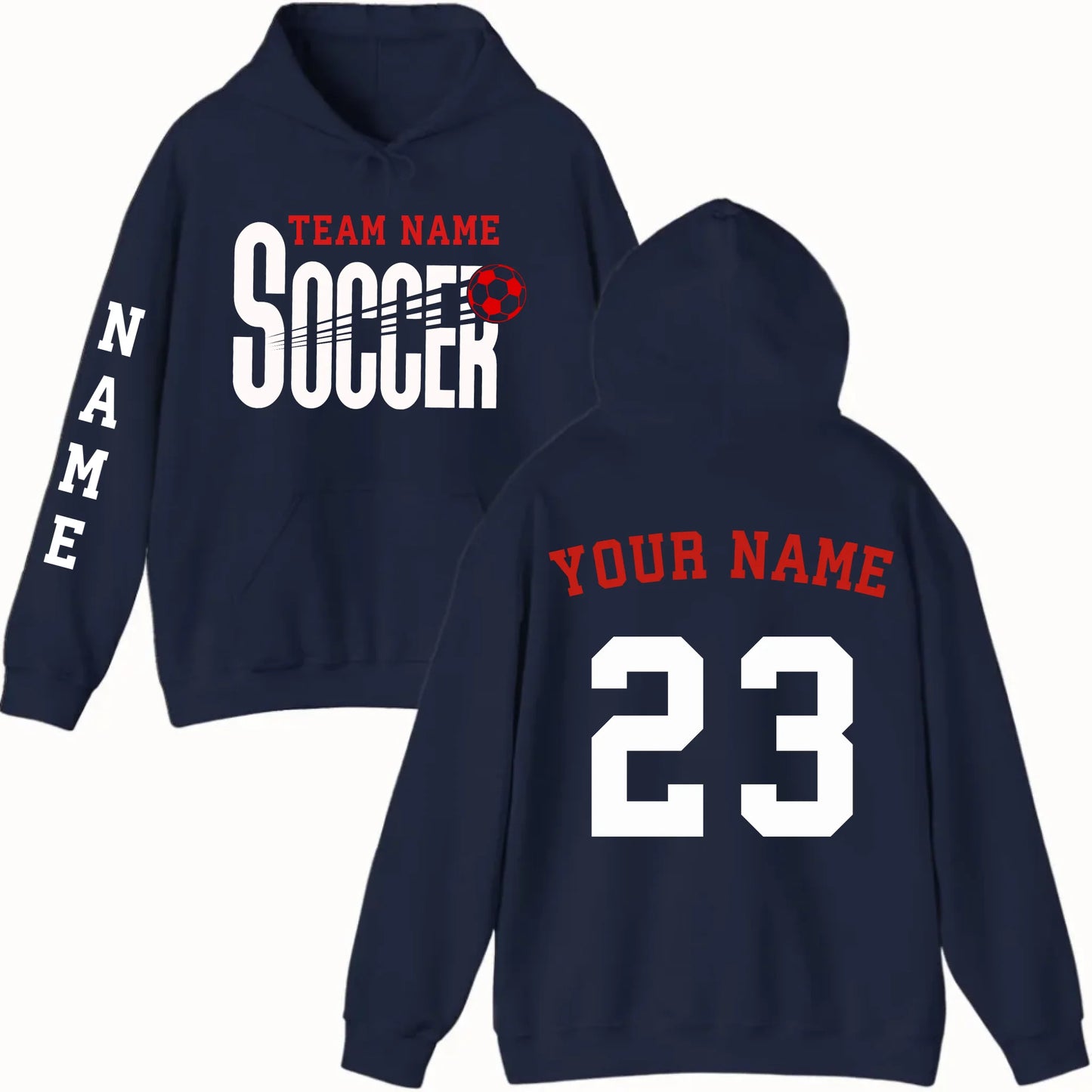New Hoodie-navy