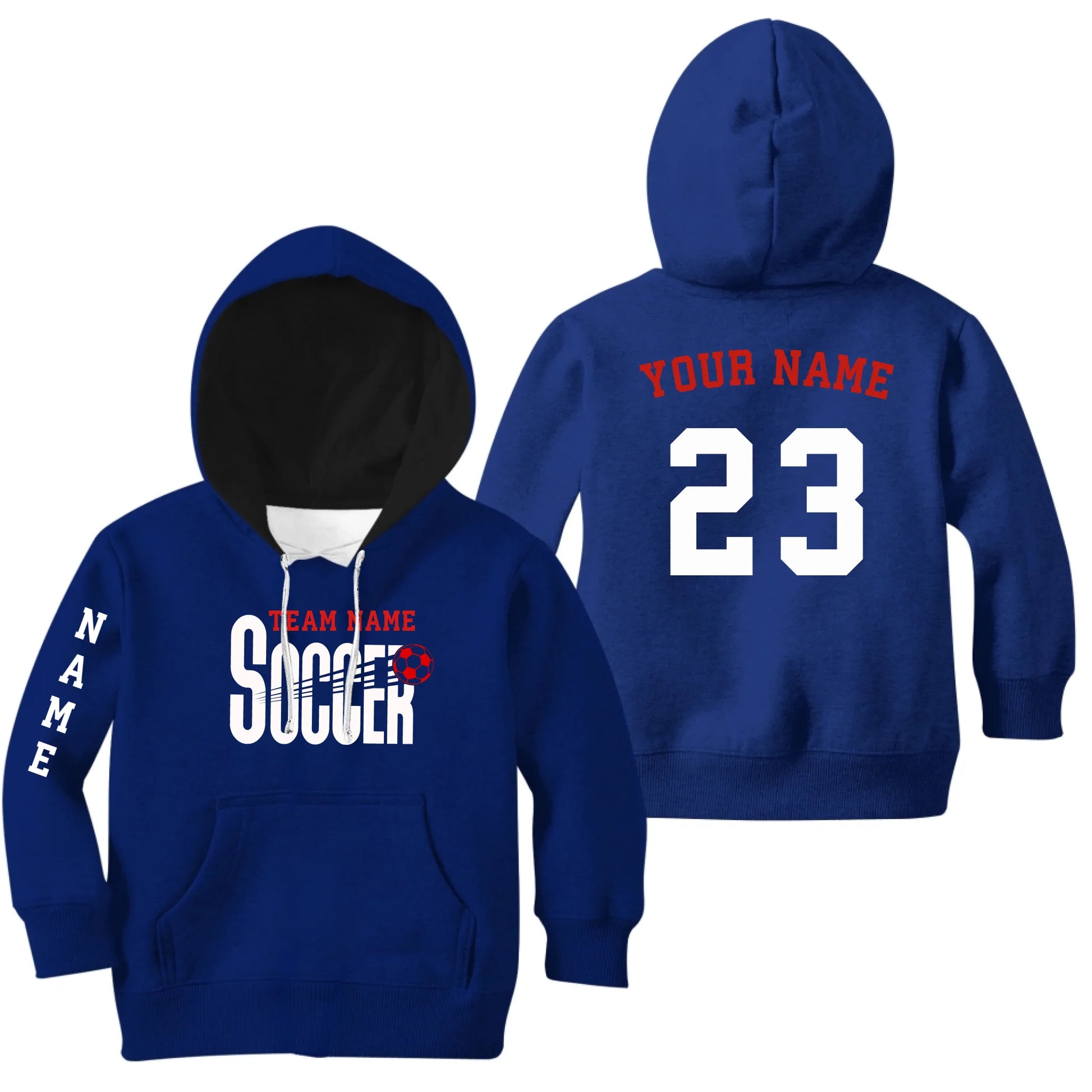 Kids Hoodie-Navy