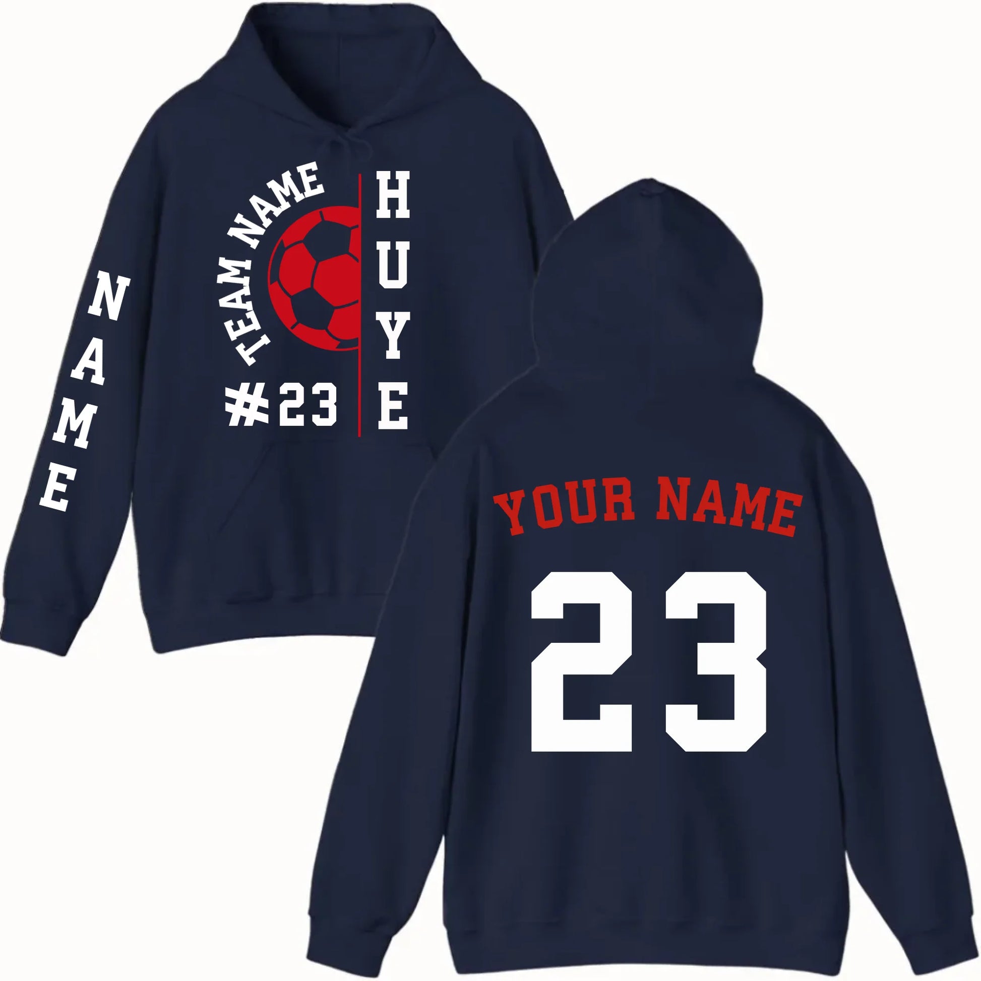 New Hoodie-navy