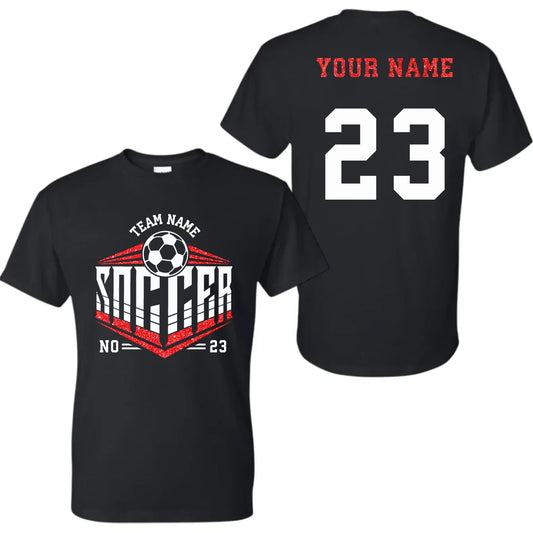 black t-shirt mk