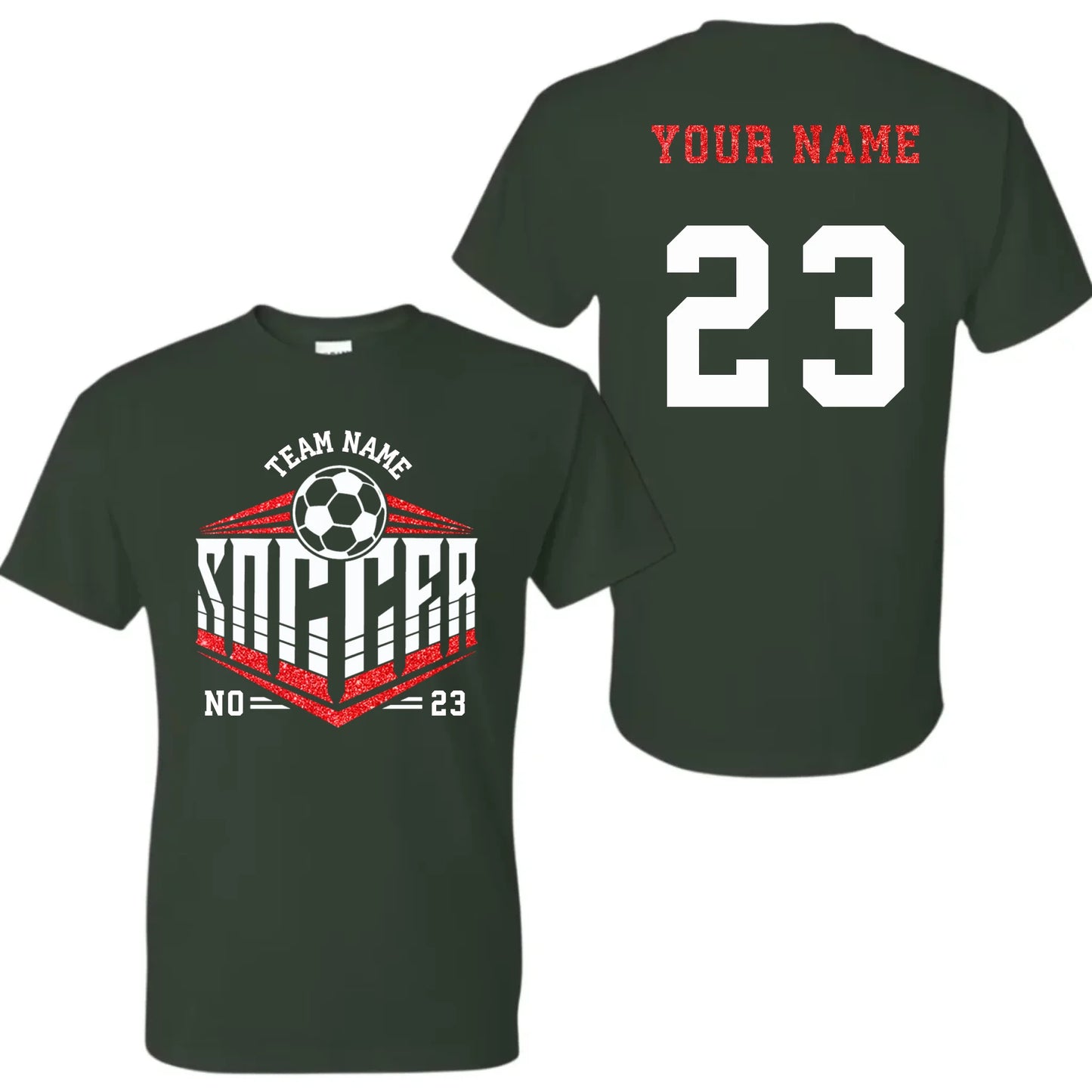 forest green t-shirt mk