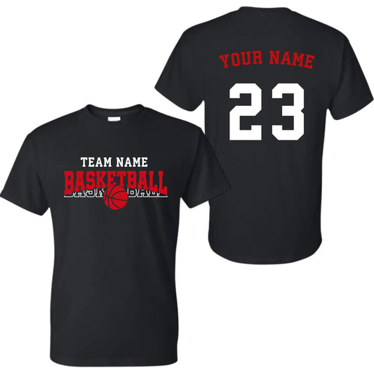 black t-shirt mk