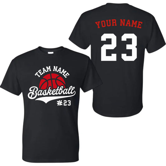black t-shirt mk