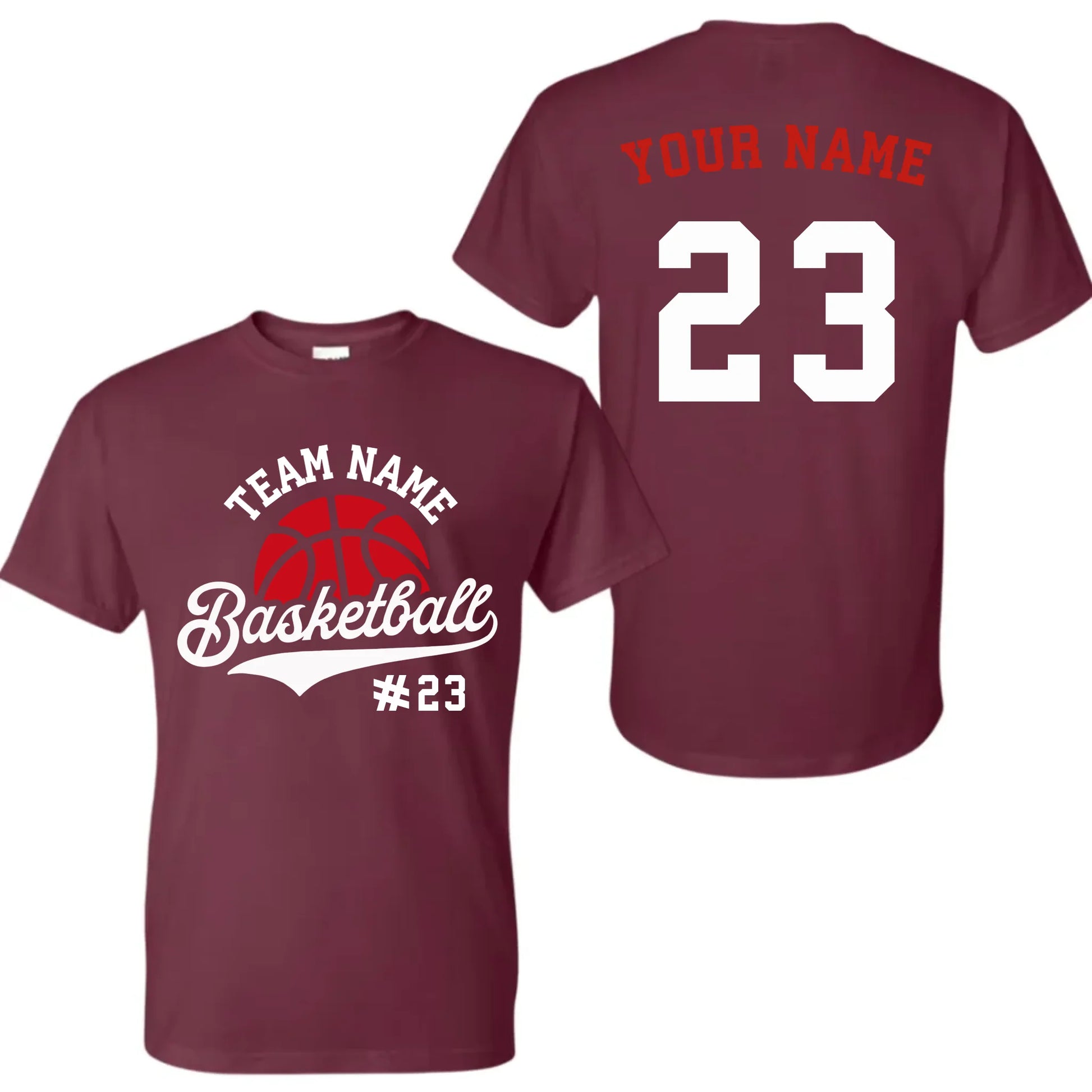 Maroon-mk-t-shirt