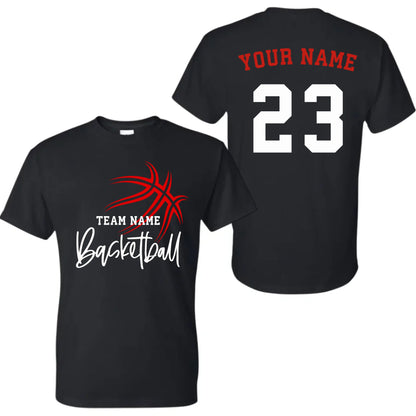 black t-shirt mk