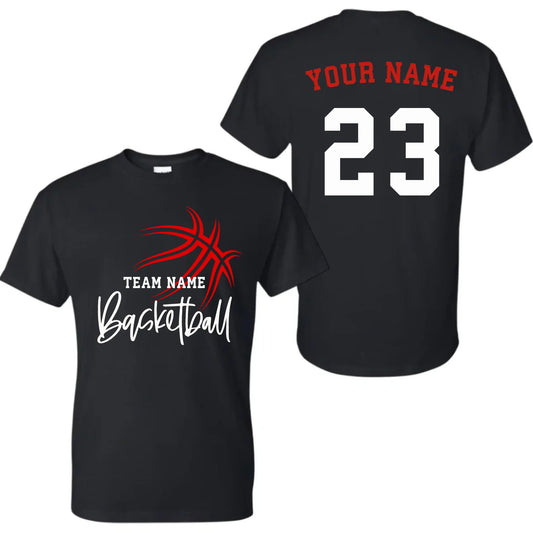 black t-shirt mk