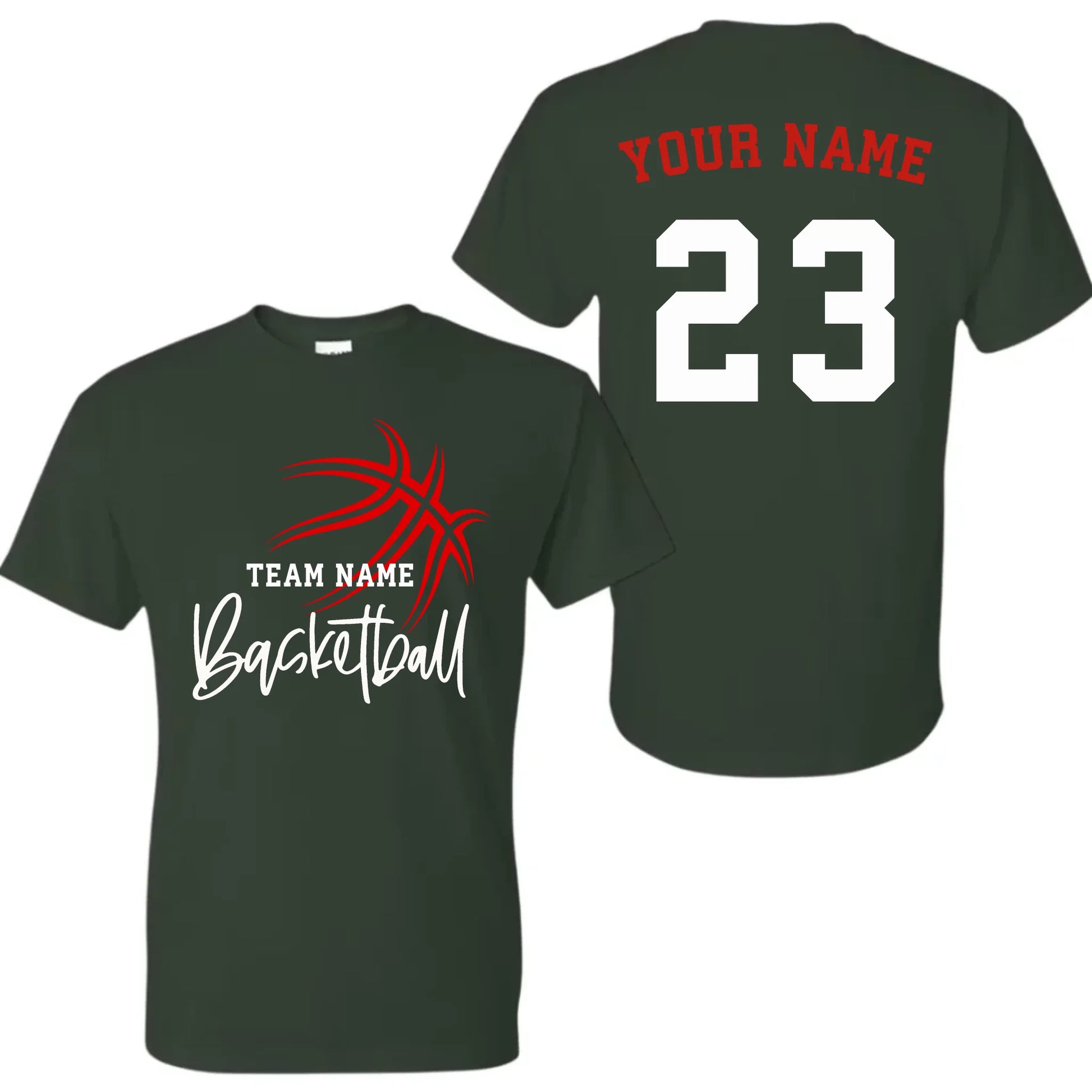 forest green t-shirt mk