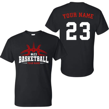 black t-shirt mk