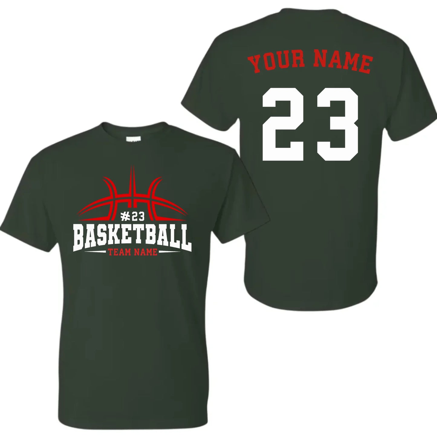 forest green t-shirt mk