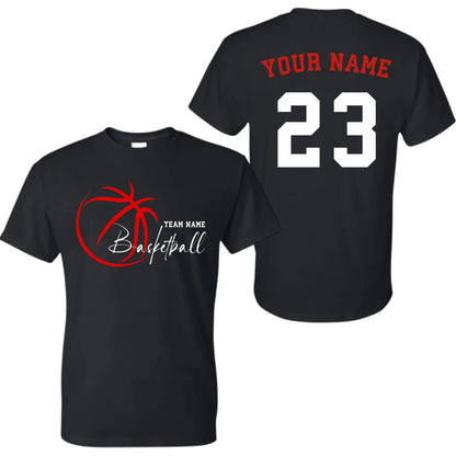 black t-shirt mk