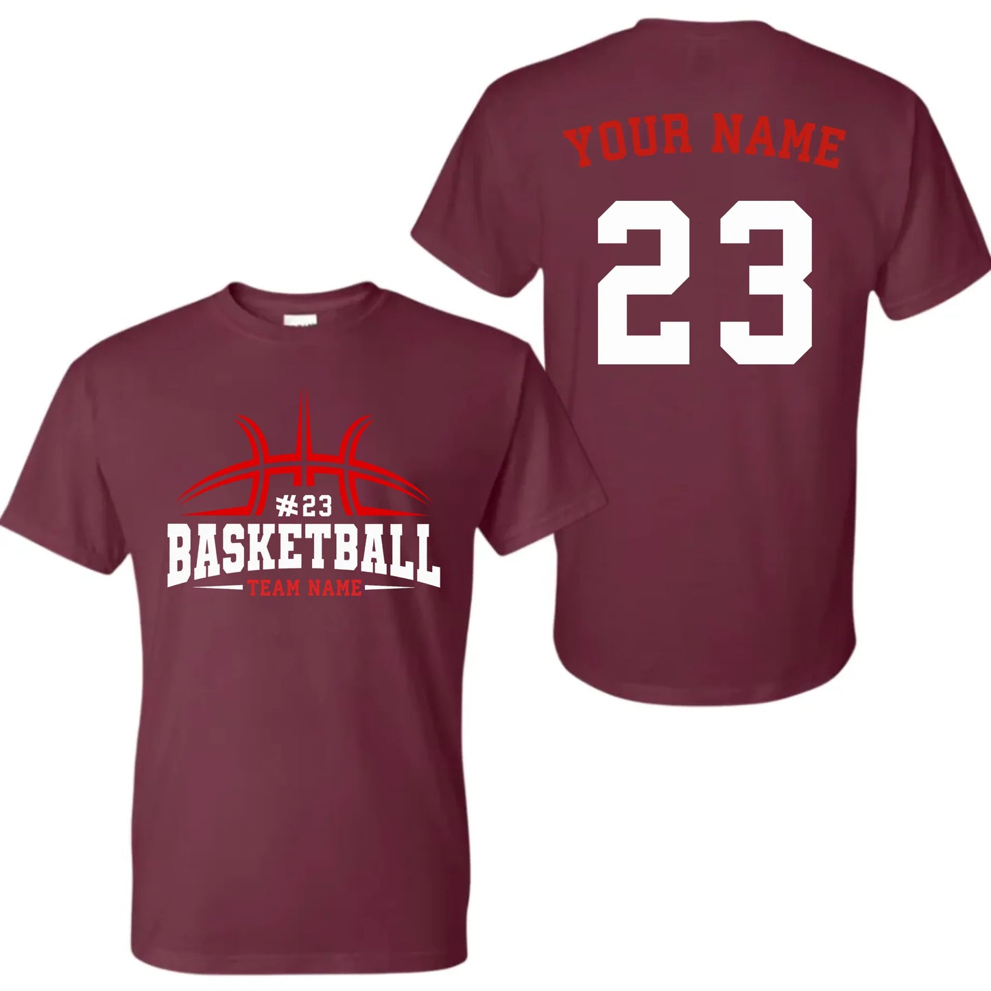Maroon-mk-t-shirt