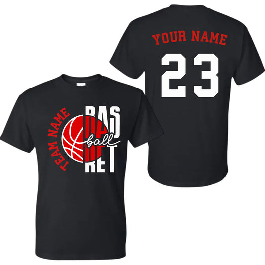 black t-shirt mk