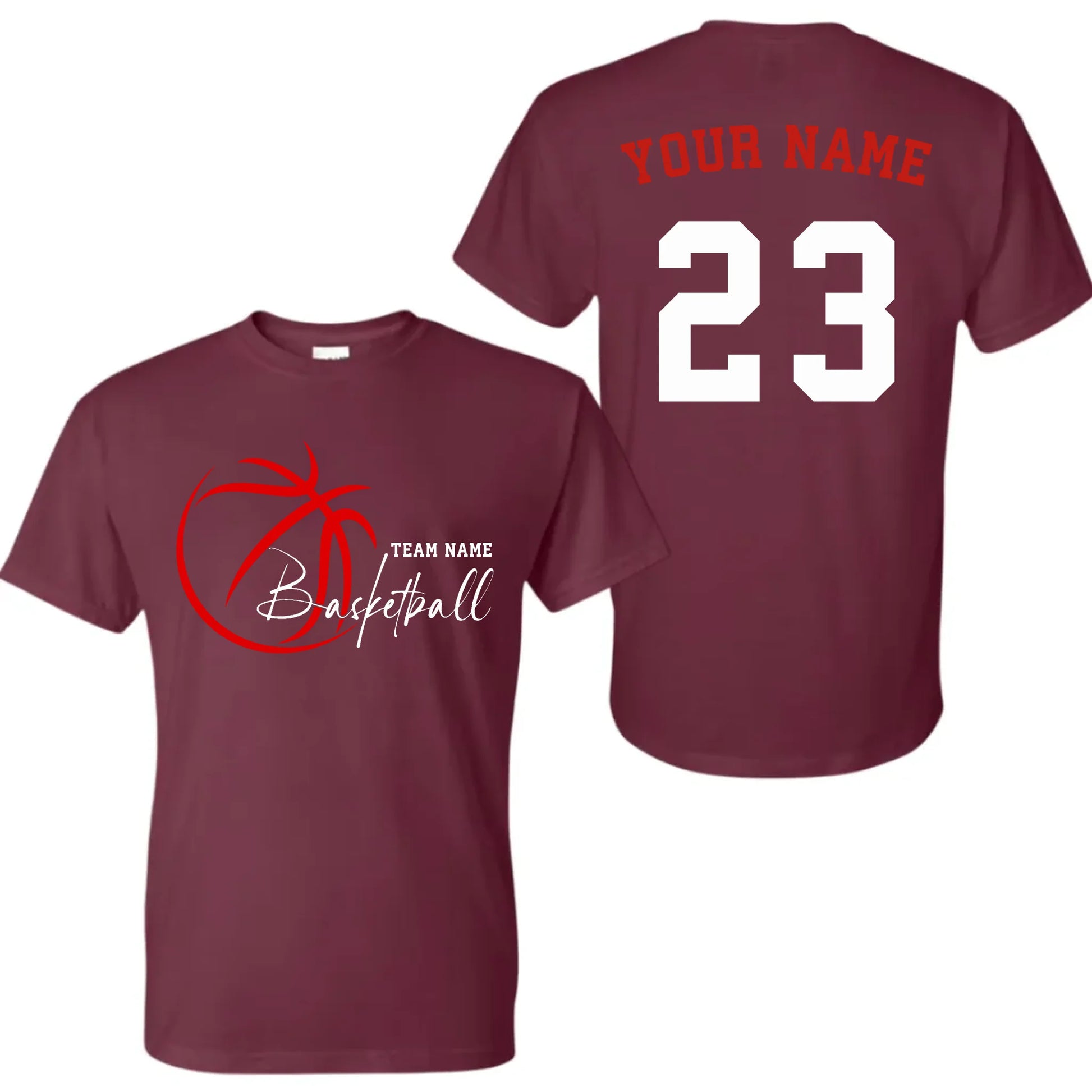 Maroon-mk-t-shirt
